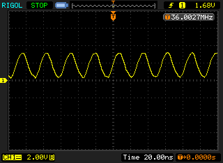 Figure 5. MCO configured for PLL/2